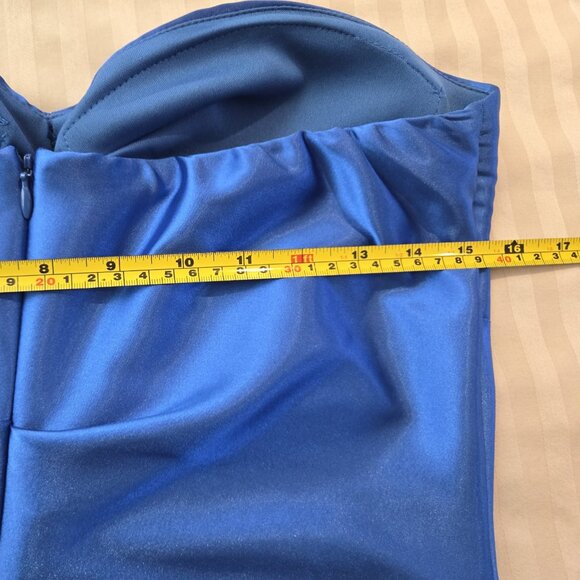 LeChateau Blue Ombre Dress - Picture 4 of 12